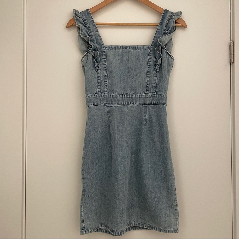 Japna Blue Denim Mini Dress